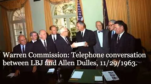 LBJ and Allen Dulles, 11/29/1963. 5:41P.