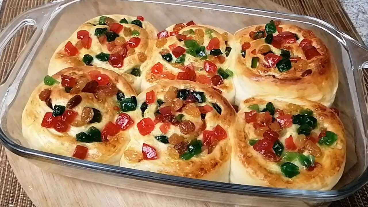 Pan Casero de Leche con frutas. Suaves y esponjosas. - YouTube