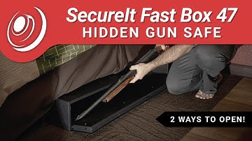SecureIt FB-47-01 Fast Box 47 Hidden Gun Safe