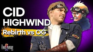 Cid Highwind's First Appearance in FF7 Rebirth Vs FF7 OG