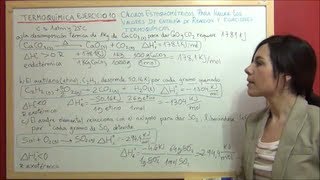 THERMOCHEMISTRY Exercise 10 - Thermochemical equations and enthalpy of processes by stoichiometry THERMOCHEMISTRY Exercise 10 - Thermochemical equations and enthalpy of processes by stoichiometry