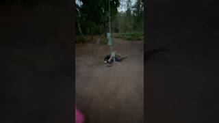 A day off turned into a broken neck ! ❌😢 #brokenbones #swing #fail #ropeswing #fall