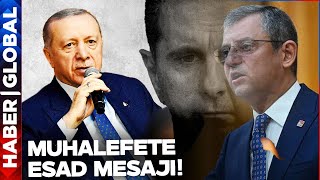 Hurbaşkanı Erdoğandan Özgür Özele Beşar Esad Göndermesi