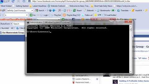 Clear DNS Cache on Windows 7