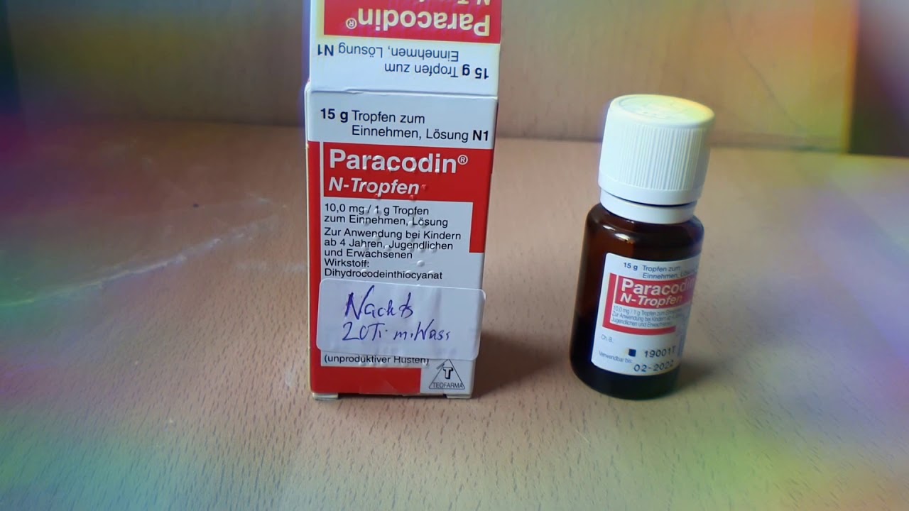Wie Lange Wirken Paracodin Tropfen www.youtube.com