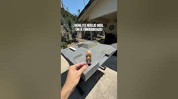 HOW TO: NOLLIE HEEL FLIP #fingerboard #tutorial #howto