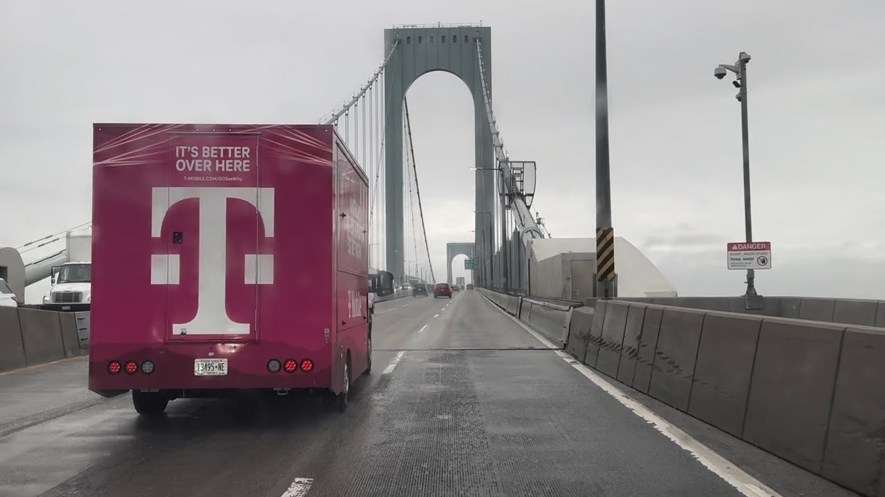 Bronx To JFK Airport In A Rainy Day! New York City!