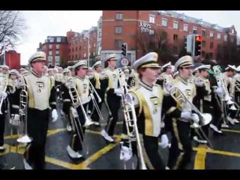 purdue quot all american quot marching band stpatricks parade purdue band