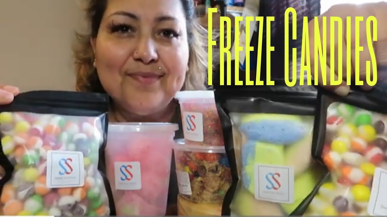 Review | Freeze candies taste for the first time - YouTube