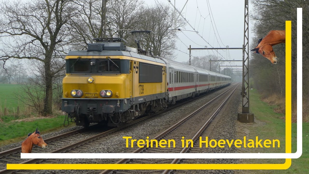 Treinen op station Hoevelaken // 1 april 2017