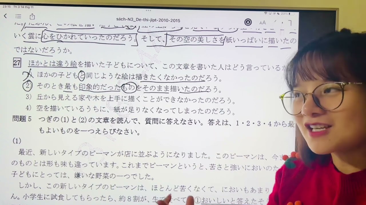 N3.12.2013: Đọc hiểu.Chữa đề N3 tháng 12 năm 2013 phần Đọc hiểu