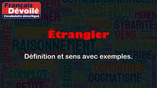 Étrangler