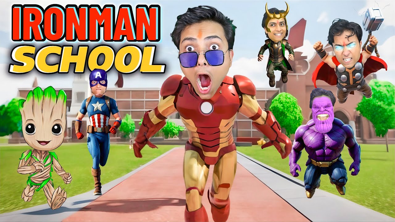 Ironman ki SCHOOL masti 😂🤣 | THE TARGET SIBLINGS - YouTube