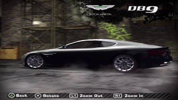 Need for Speed: Most Wanted Gameplay Walkthrough Car List - Aston Martin DB9