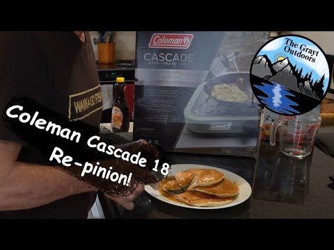 موقد كولمان كاسكيد 18 كامب مباشر أثناء العمل