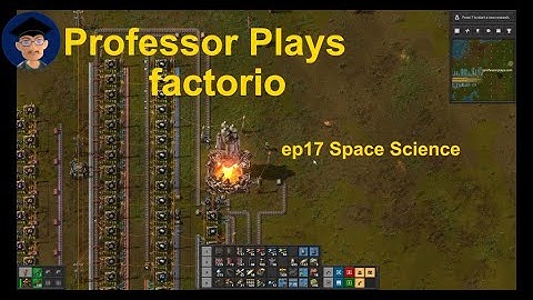 Factorio Rail World July24 ep17 Space Science