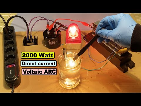 High voltage ARC generated in water