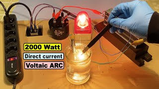 High voltage ARC generated in water