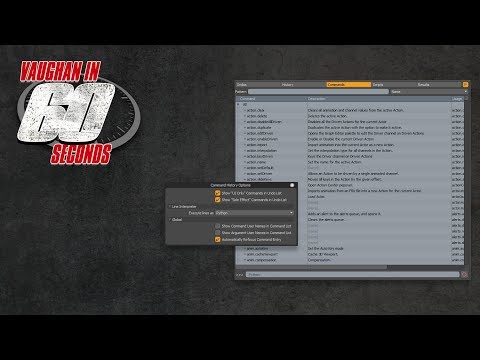 MODO | Command History: Line Interpreter