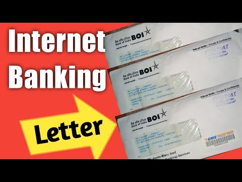 Internet Banking Ka Letter | Net banking BOI