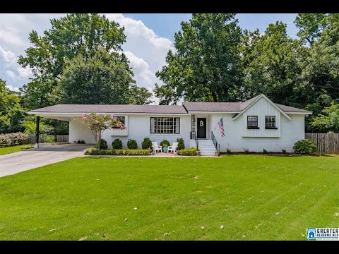 616 SANDERS RD, Hoover, AL home video tour