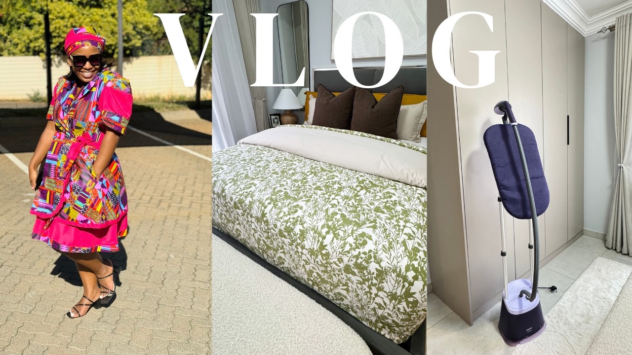 VLOG || Homemaking Diaries | Philips Garment Steamer | Bedroom & Bathroom Reset | SA YouTuber 