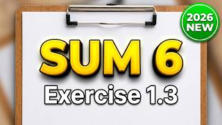 How to Solve 10th Class Maths Exercise 1.3 Sum 6 Tamil and English Medium Latest Syllabus 2026 TN
