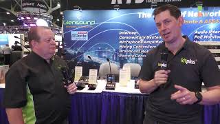 Glensound Beatrice PM4, 4 Channel Paging Mic, at NAB 2022