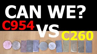 Is visually sorting bronze & brass still acceptable with 954 and 260?