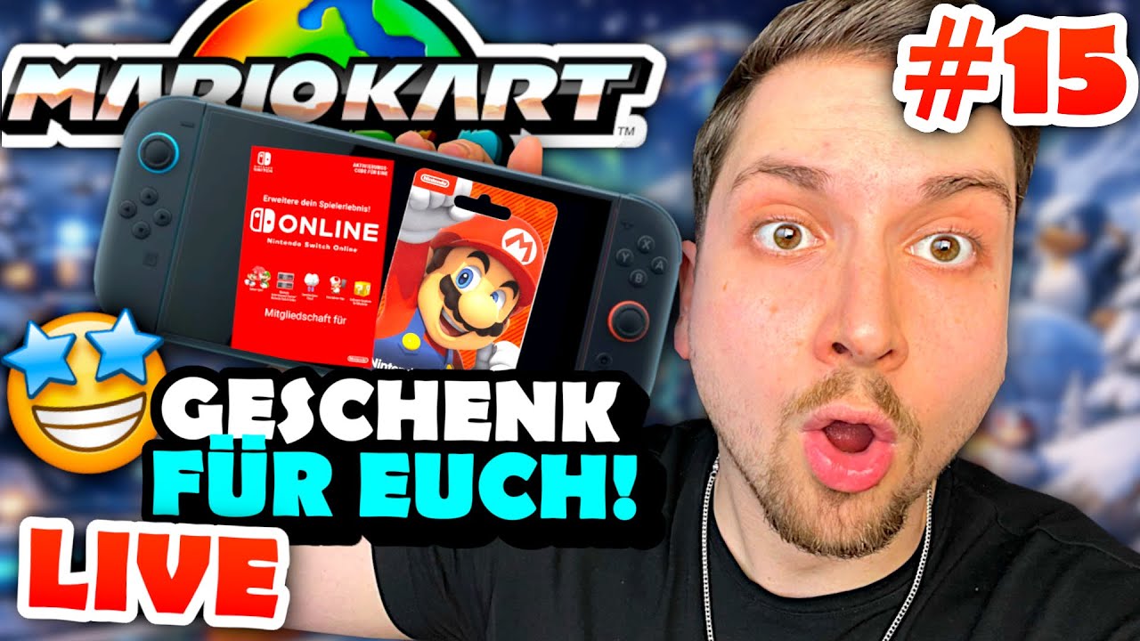🔴 Die ERSTE WEIHNACHTS VERLOSUNG an EUCH! 😲 MARIO KART WORLD LIVE (Community Runden)
