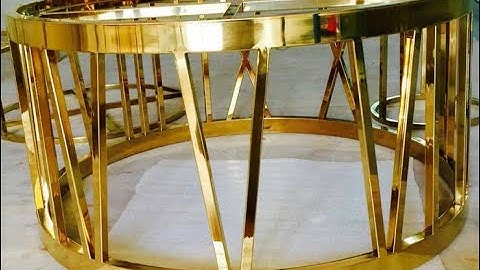 Xưởng gia công xi mạ vàng inox pvd cao cấp inox vàng gương xước bóng màu gold đồng nâu đen xám hồng