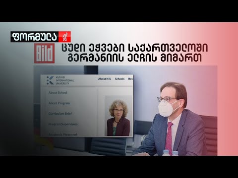 ცუდი ეჭვები საქართველოში გერმანიის ელჩის მიმართ — რა წერია BILD-ის სტატიაში