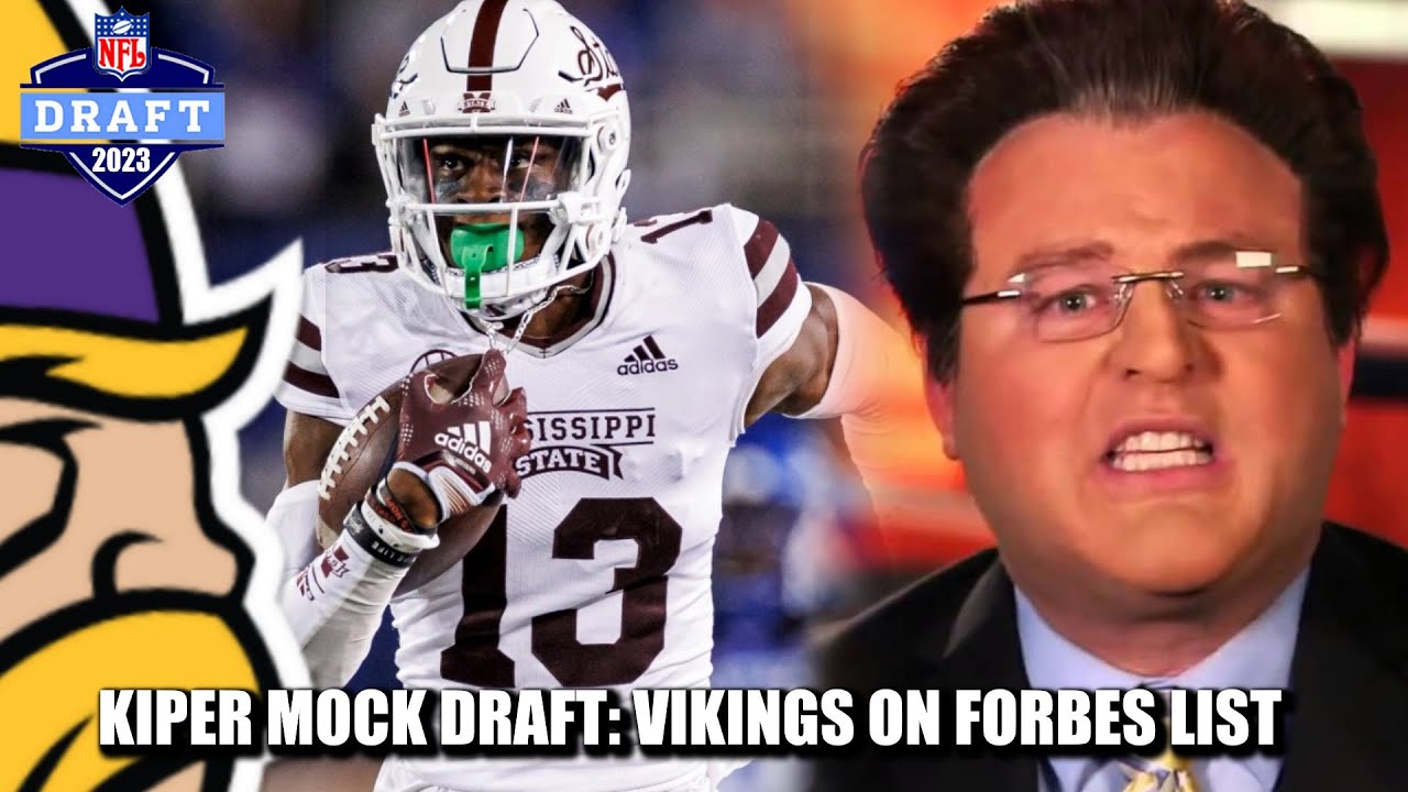 Minnesota Vikings Go CB Emmanuel Forbes in Mel Kiper Jr's Lastest ESPN NFL Mock Draft YouTube