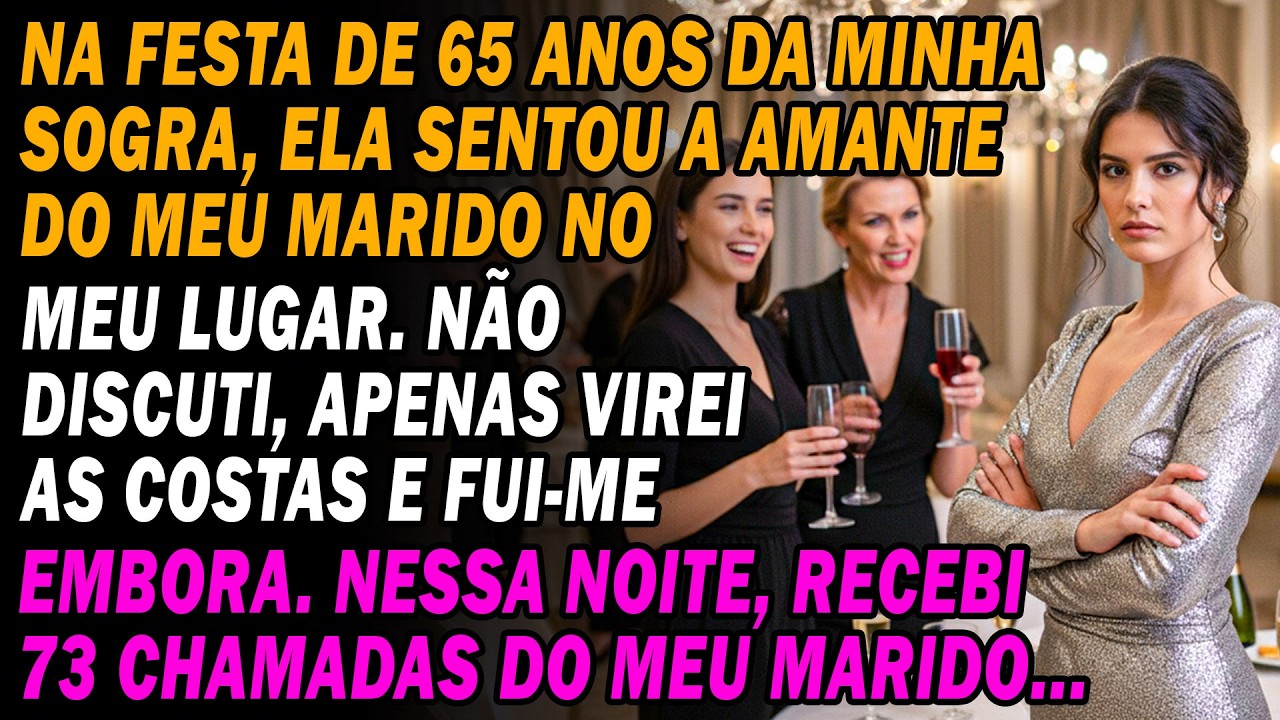 Na Festa De 65 Da Sogra 🎂 Ela Deu Meu Lugar À Amante Do Meu Marido. Não Briguei, Saí. Mas À Noite..😏