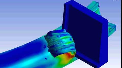 Ansys Workbench explicit dynamics cutting of convex AlSi 1045 workpiece example 1