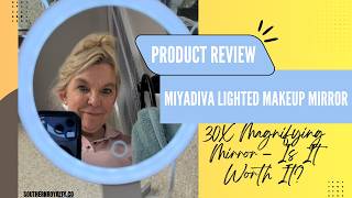 MIYADIVA Lighted Makeup Mirror Review 🔍 | 30X Magnifying Mirror – Is It Worth It?