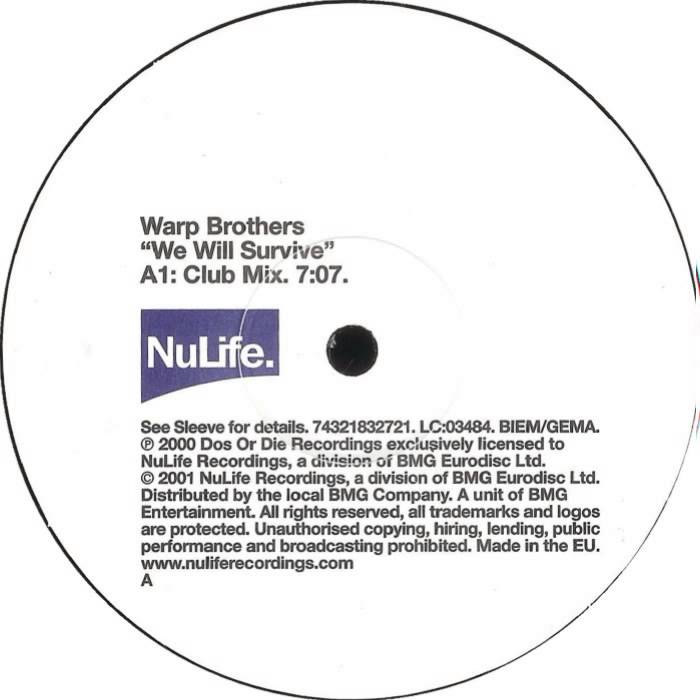 Warp Brothers - We Will Survive (Club Mix)