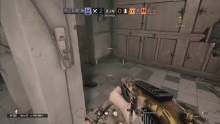 Tom Clancy's Rainbow Six Siege 1v4 Gridlock ace clutch