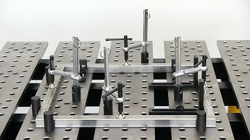 Setup a basic fixture for square tube frames