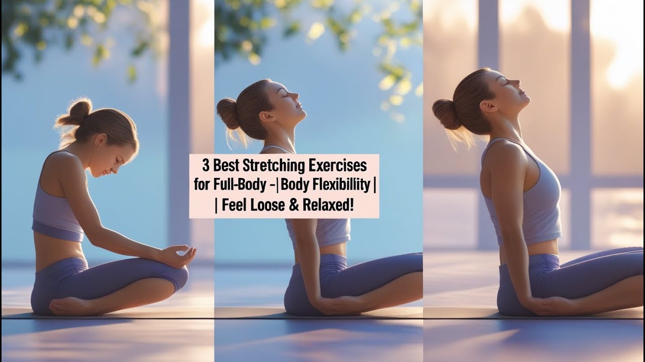 3 Best Stretching Exercises for Full-Body Flexibility 🧘 | Feel Loose & Relaxed!