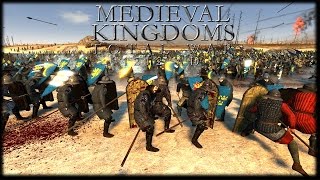 HUGE RIVER CROSSING! Medieval Kingdoms Total War Mod Gameplay HUGE RIVER CROSSING! Medieval Kingdoms Total War Mod Gameplay