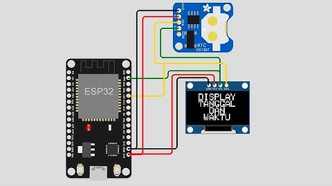 Simulasi ESP32 dan OLED: Tampilan Waktu Real-time dengan RTC DS1307 di Wokwi