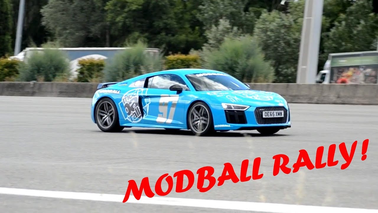 Modbal MODBALL 2017 - Supercars on the French Highway! - YouTube
