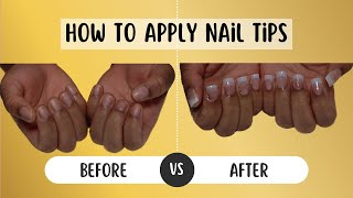 KISS Brush-On Gel Nail Kit | How To Apply Nail Tips screenshot 2