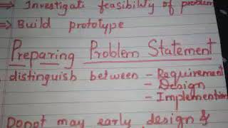 VTU MCA OOMD: System conceptions