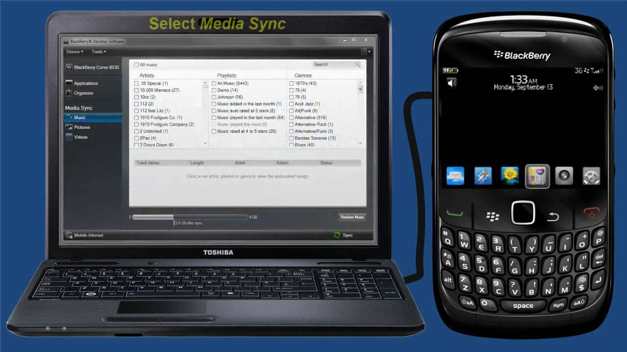Blackberry Tips and Tricks - Add Music