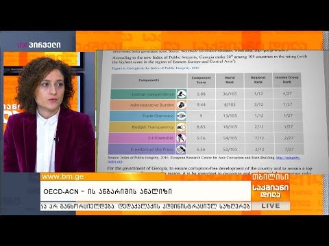OECD-ACN - ის ანგარიშის ანალიზი