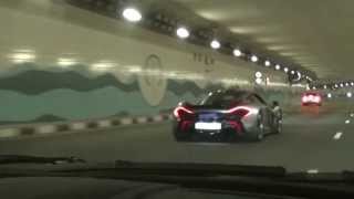 Short video for the new team galag mclaren p1 shooting exhaust flames
in a tunnel