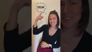 DREAM | ASL Glossary | The ASL Shop