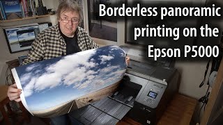 Large borderless panoramic print on the P5000 - using a 11MP camera